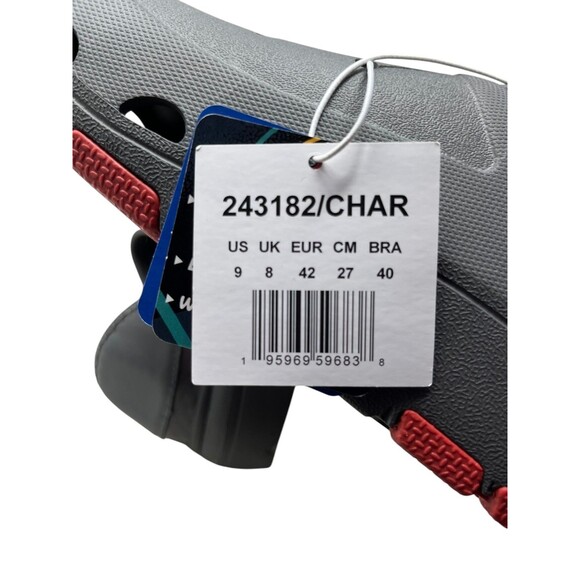 Skechers Foamies Clogs Men\'s Size 9 Go Walk 5 Charcoal Gray Water Friendly NIB main image 8